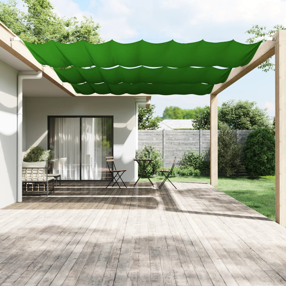 vidaXL Green Oxford Fabric Vertical Awning 2 x 3.6m Image 1