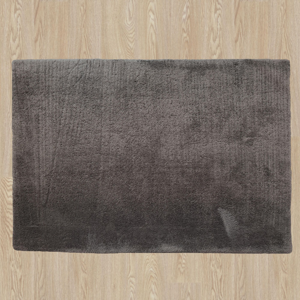 Arthouse Charcoal Snuggle Soft Touch Rug 160 x 230cm Image 2