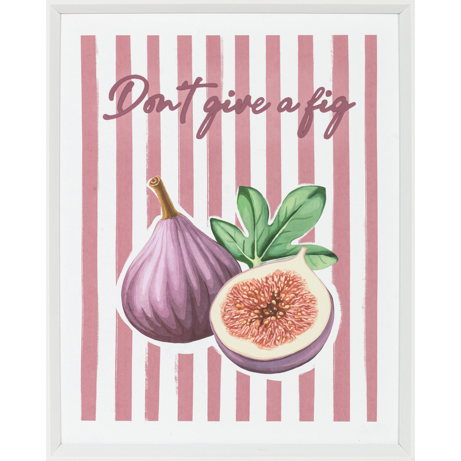 Fig Humorous Quote Framed Print Image 4