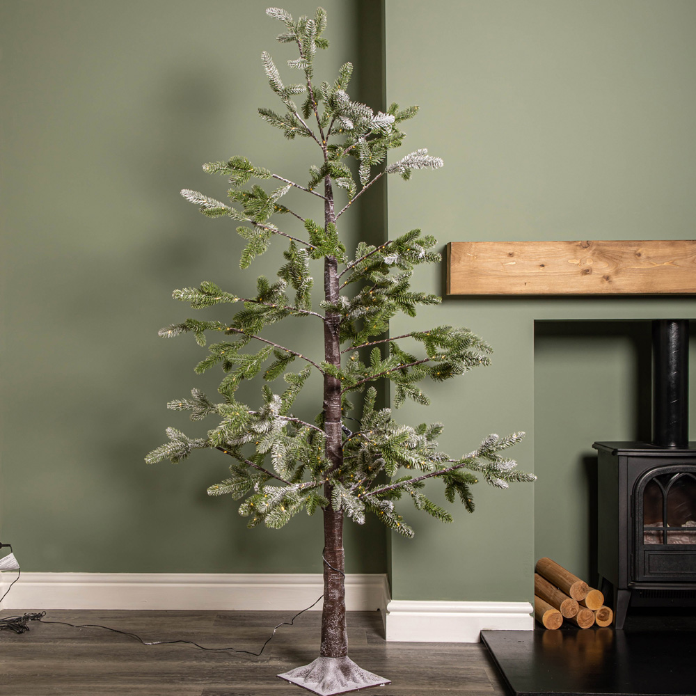 Samuel Alexander Warm White LED Noel Snow Christmas Tree 6ft Image 6