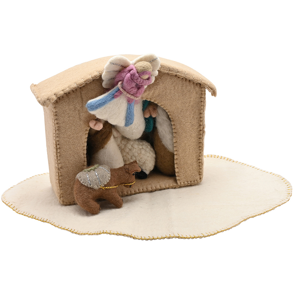 The Christmas Gift Co Felt Nativity Scene Decoration Image 3