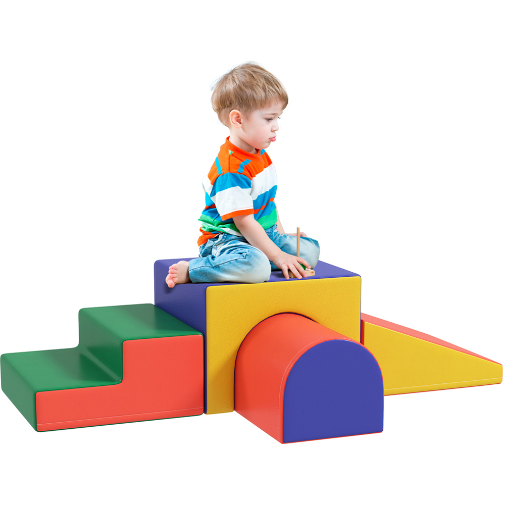 Tommy Toys Kids Red Soft Foam Block Playset 4 Piece Image 3