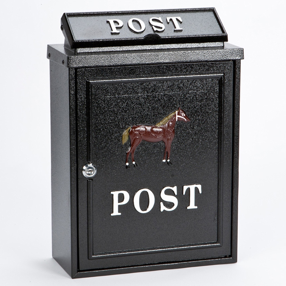 Arboria Garden Decor Horse Post Box and Doormat Set Image 3