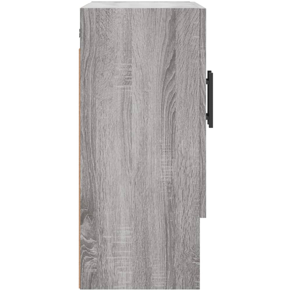vidaXL 2 Door Single Shelf Grey Sonoma Oak Wall Cabinet Image 7