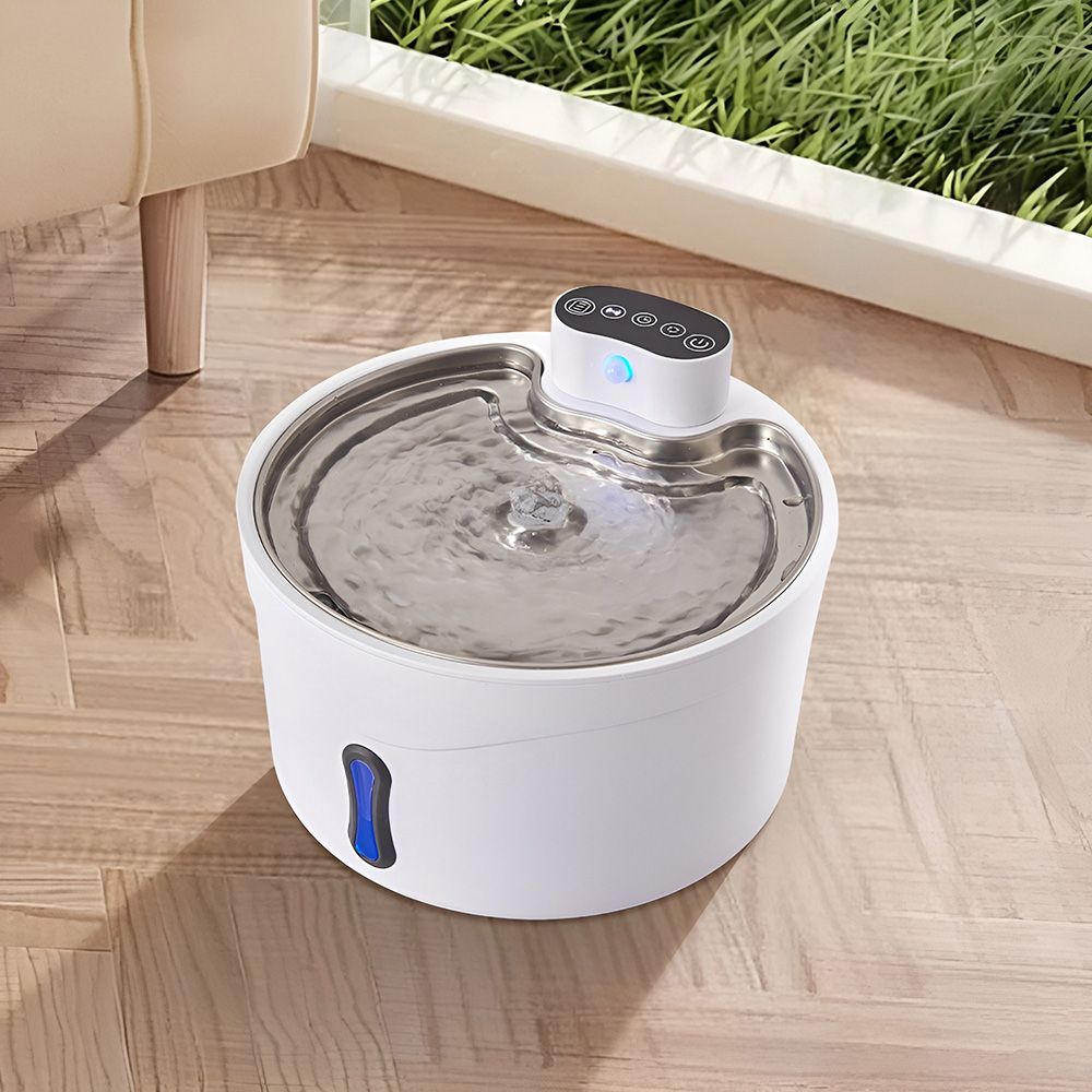 H&O Direct 2.6L Automatic Pet Water Fountain with 3 Flow Modes Image 2