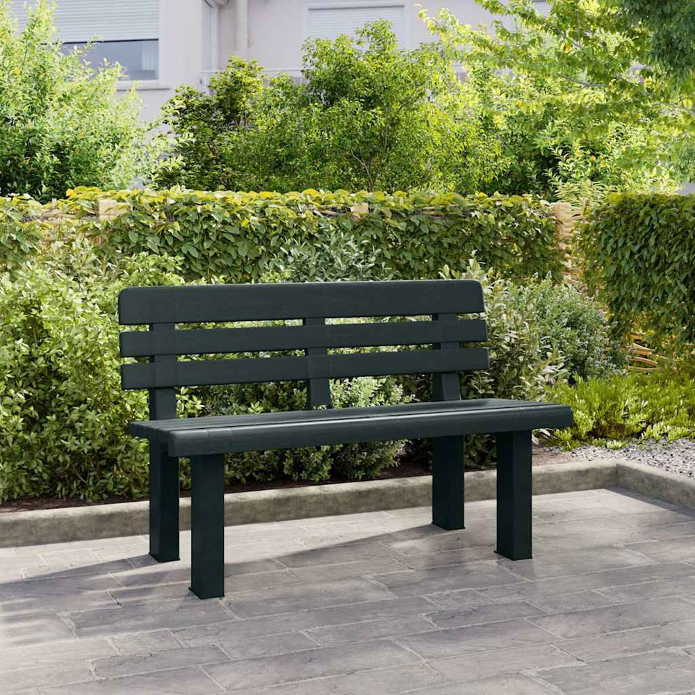 Walplus Green Garden Bench 110 x 52 x 71cm Image 8