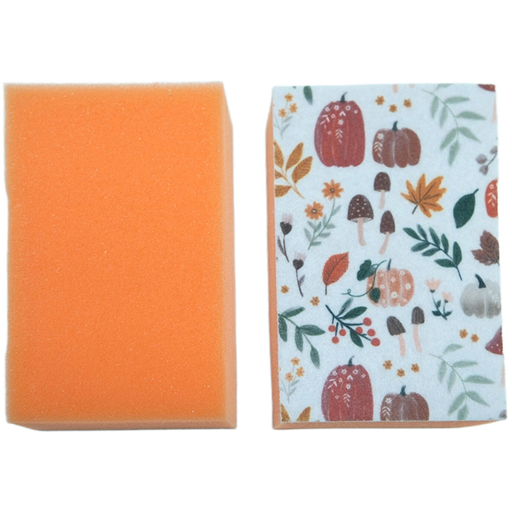 Pack of 2 Autumn Print Sponges Image 3