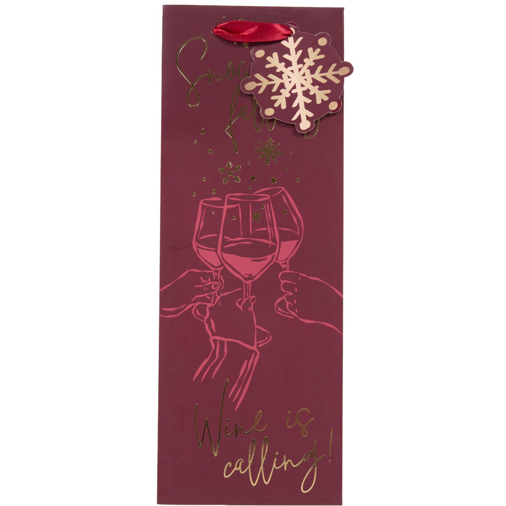 Snow Is Falling Bottle Bag Image 5