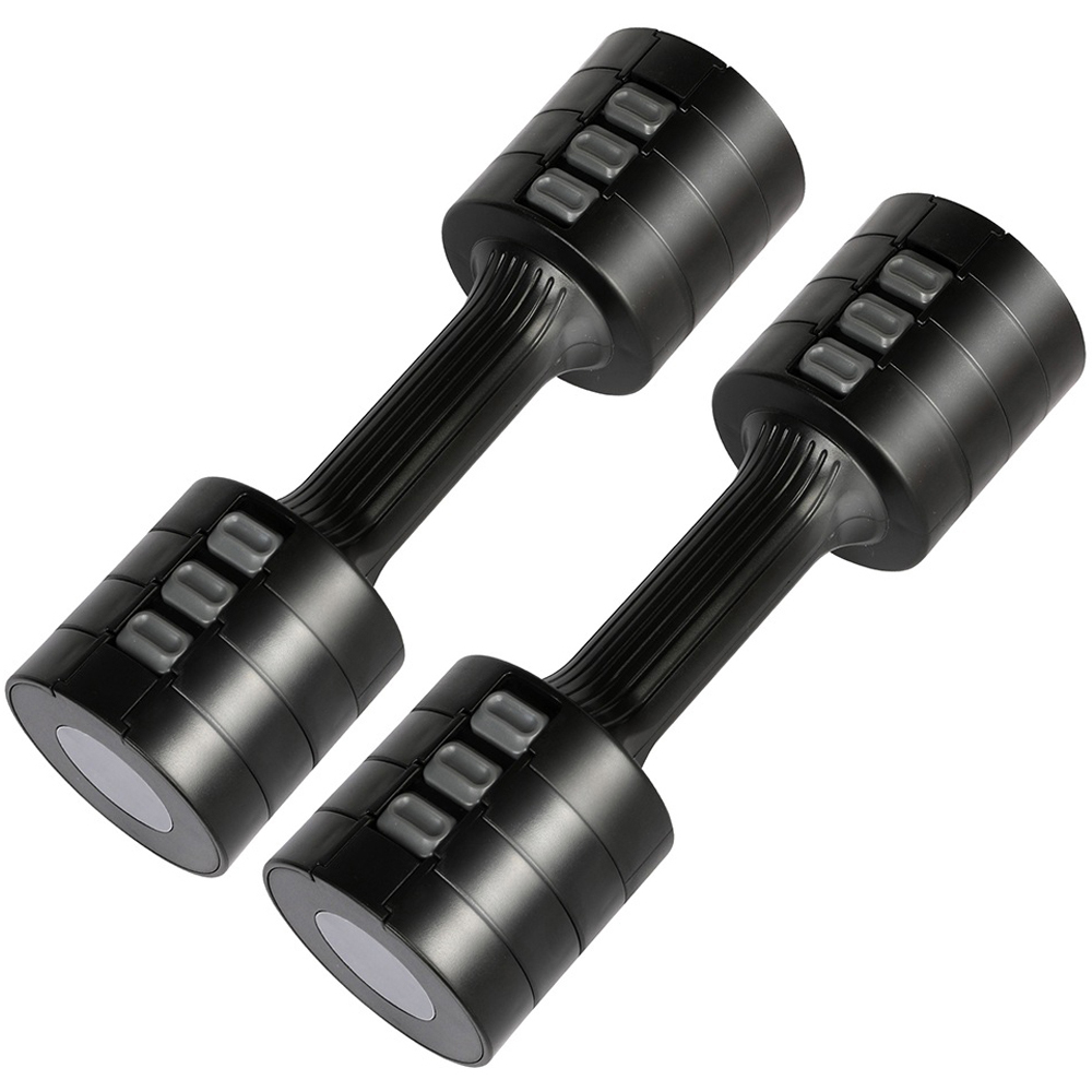 Spector Centra Black Metal Adjustable Dumbbell Pair 1-2.5kg Image 1