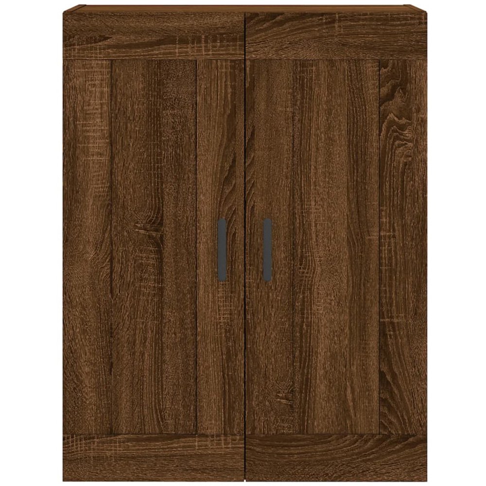 vidaXL 2 Door Brown Oak Wall Mounted Cabinet Image 7