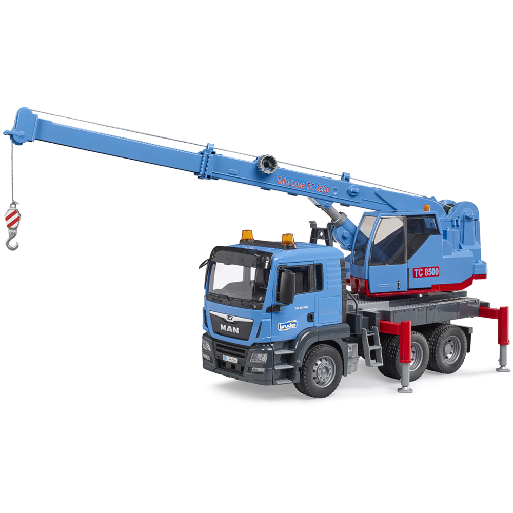 Bruder Kids MAN TGS Crane Truck Playset Model Image 4