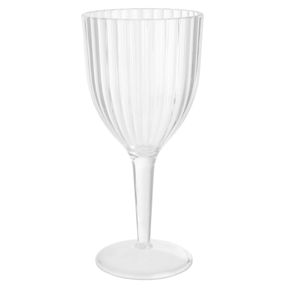 Wilko Treasured Plastic Wine Glass Image