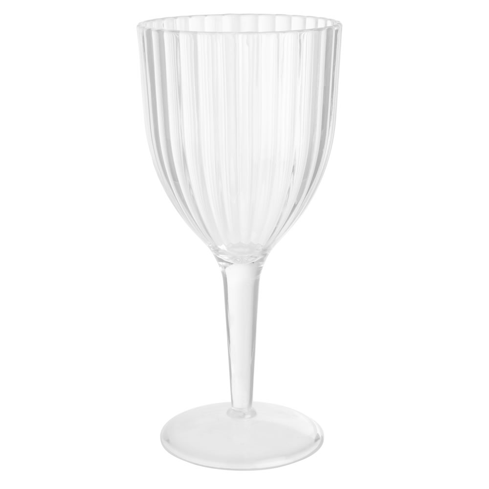 Wilko Treasured Plastic Wine Glass Wilko