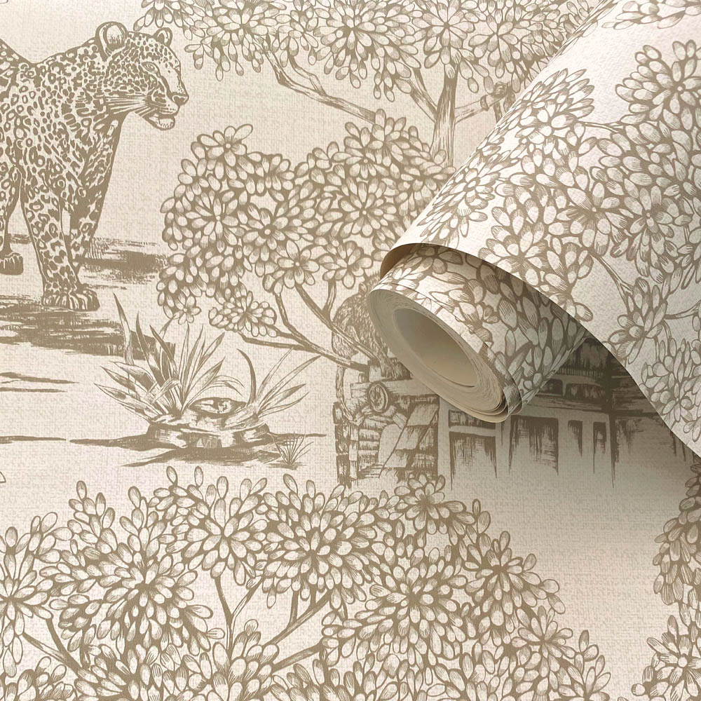 Holden Decor Zoo Lake Neutral Wallpaper Image 2