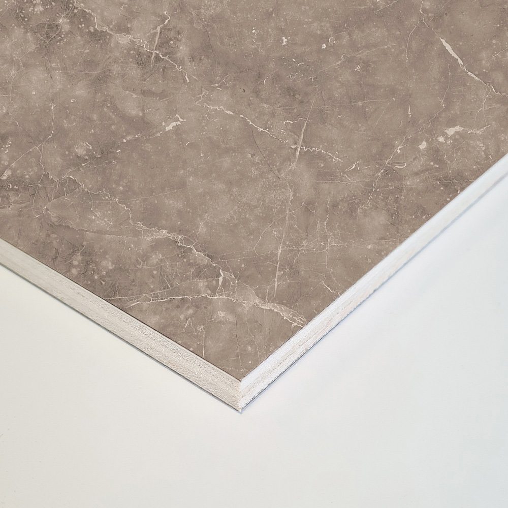 Wetwall Mermaid 2420 x 880mm Marmo Venezia Tongue and Groove Plywood Shower Wall Panel Image 3