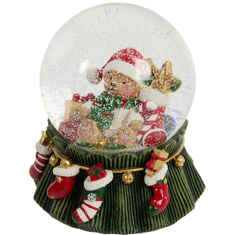 Musical Festive Bear Snow Globe Image 3