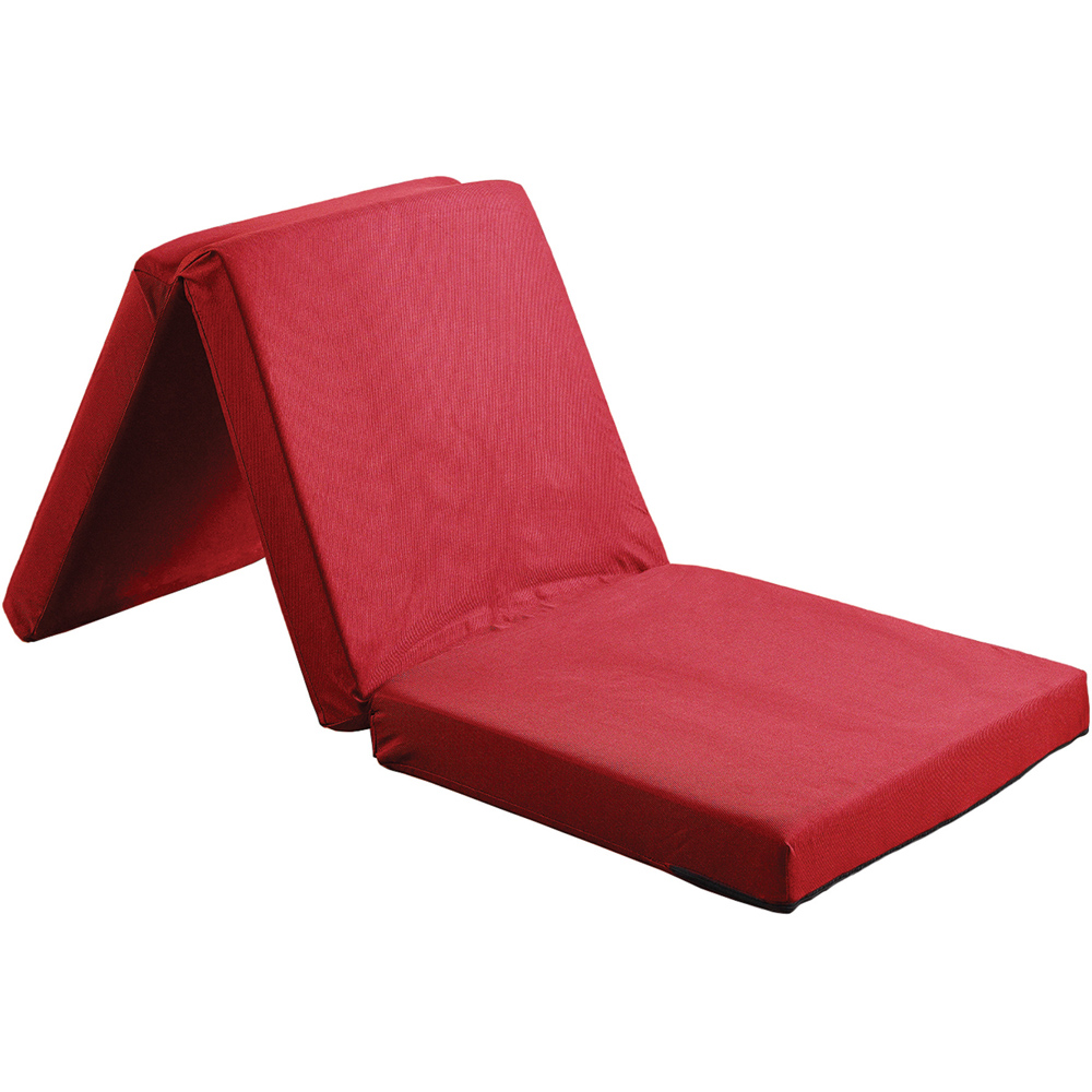 Visco Therapy Kids Red Folding Futon Z Bed Mattress Image 2