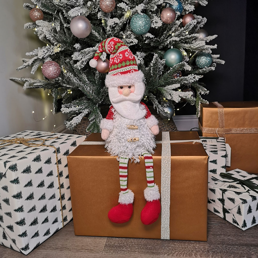 Samuel Alexander Dangly Leg Santa Claus LED Christmas Decoration Image 5