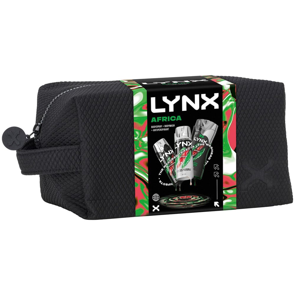 Lynx Africa Washbag Gift Set 4 Pack Image 3