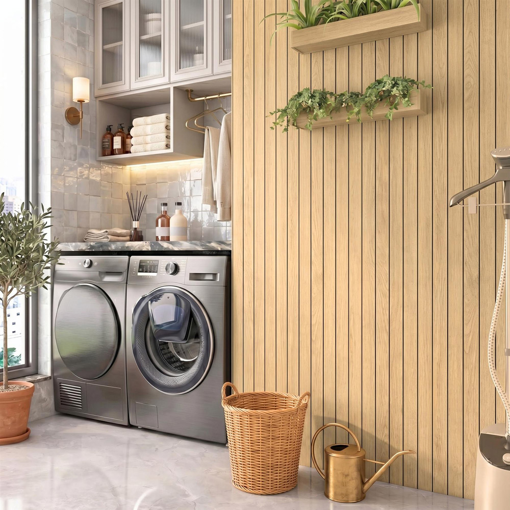 Walplus Sandy Wood Grain Texture Wall Sticker 260 x 40cm Image 2