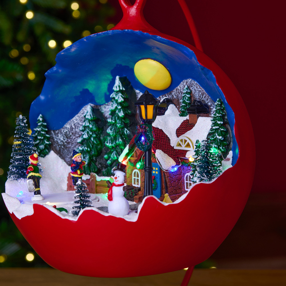 LED Hanging Christmas Model - Red Image 4
