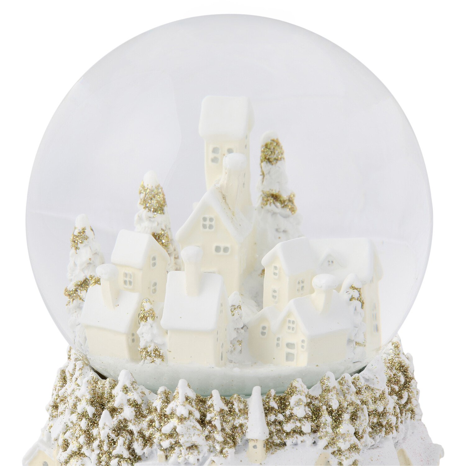 Musical Winter Village Scene Snow Globe Image 3