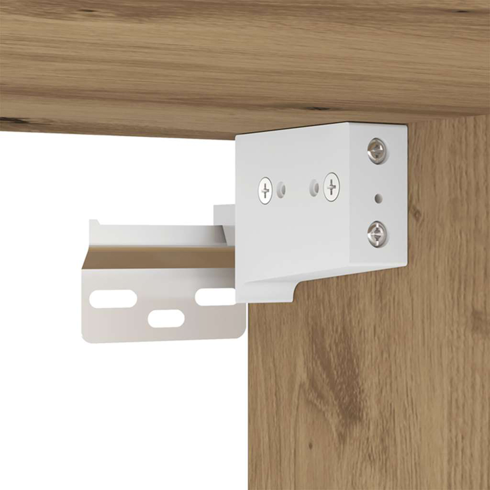 vidaXL 2 Door Artisan Oak Wall Mounted Cabinet Image 9