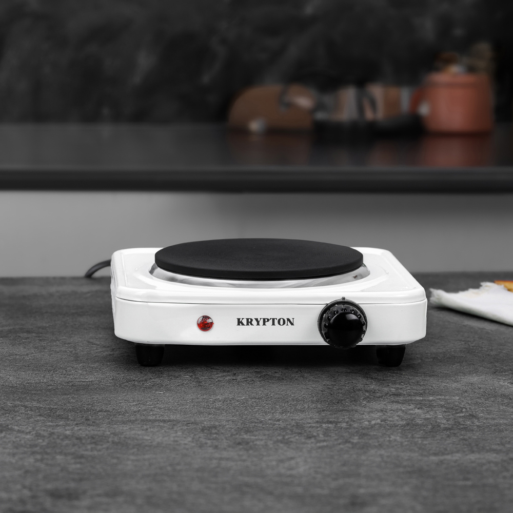 Krypton Single Table Top Cooking Hot Plate 1000W Image 2