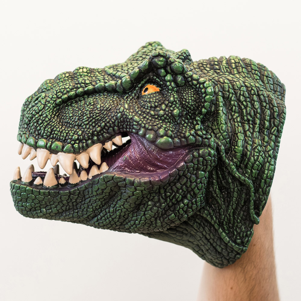 Wild Thingz Green Trex Hand Puppet Image 5