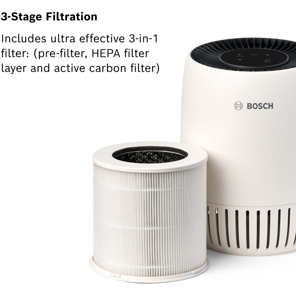 Bosch Air 1000 3-in-1 Black and White Compact Air Purifier Image 5