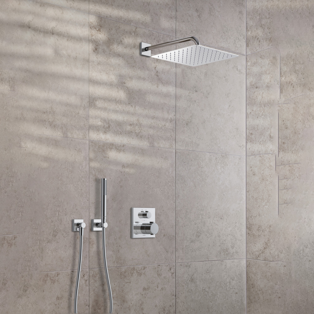 Duravit Round Chrome Stick Hand Shower Image 5