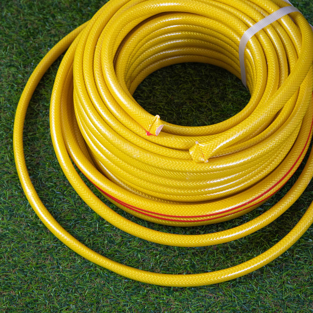 Garden Pro 30m Pro Gold Yellow Kink Resistant Reinforced Garden Hose Pipe Image 5