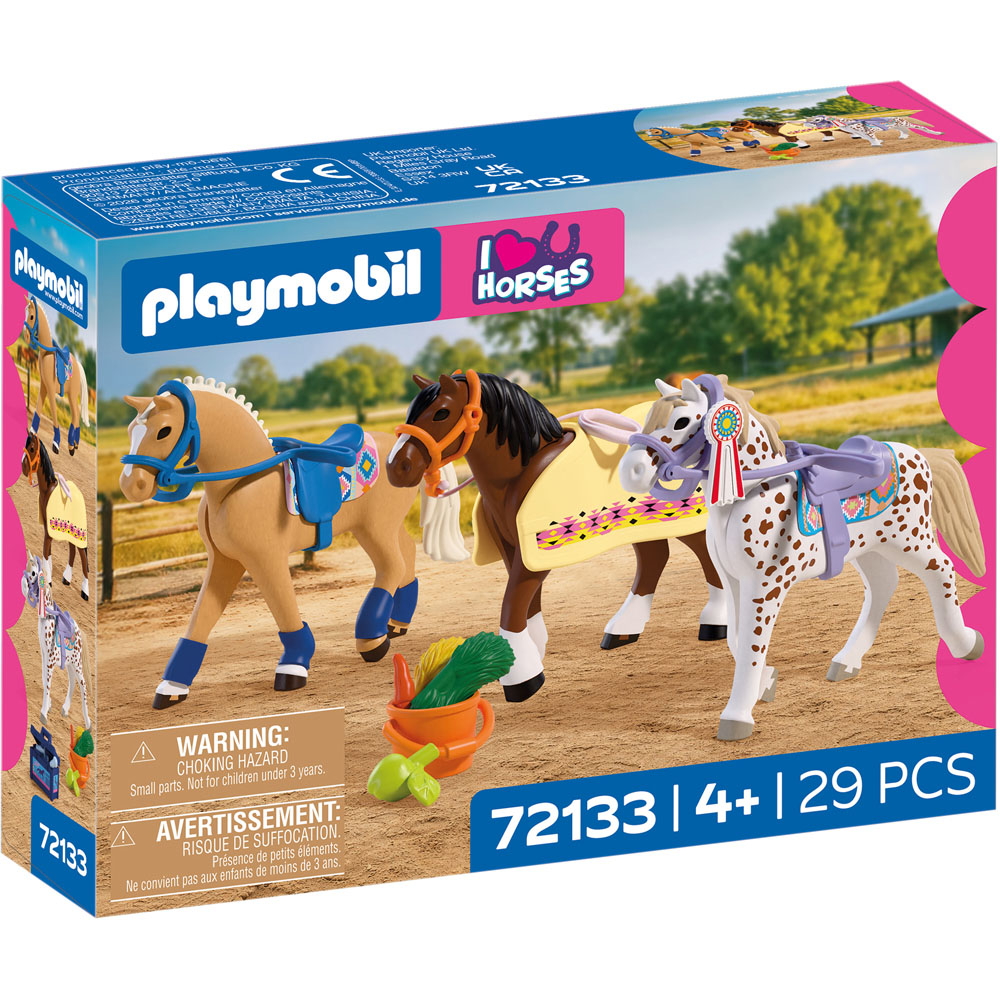 Playmobil Three Horses for Collecting Play Set Image 1