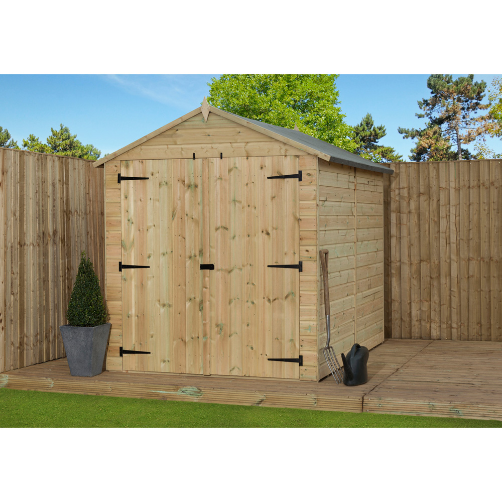 Empire Sheds 9500 6 x 10ft Tongue and Groove Apex Garden Shed Image 3