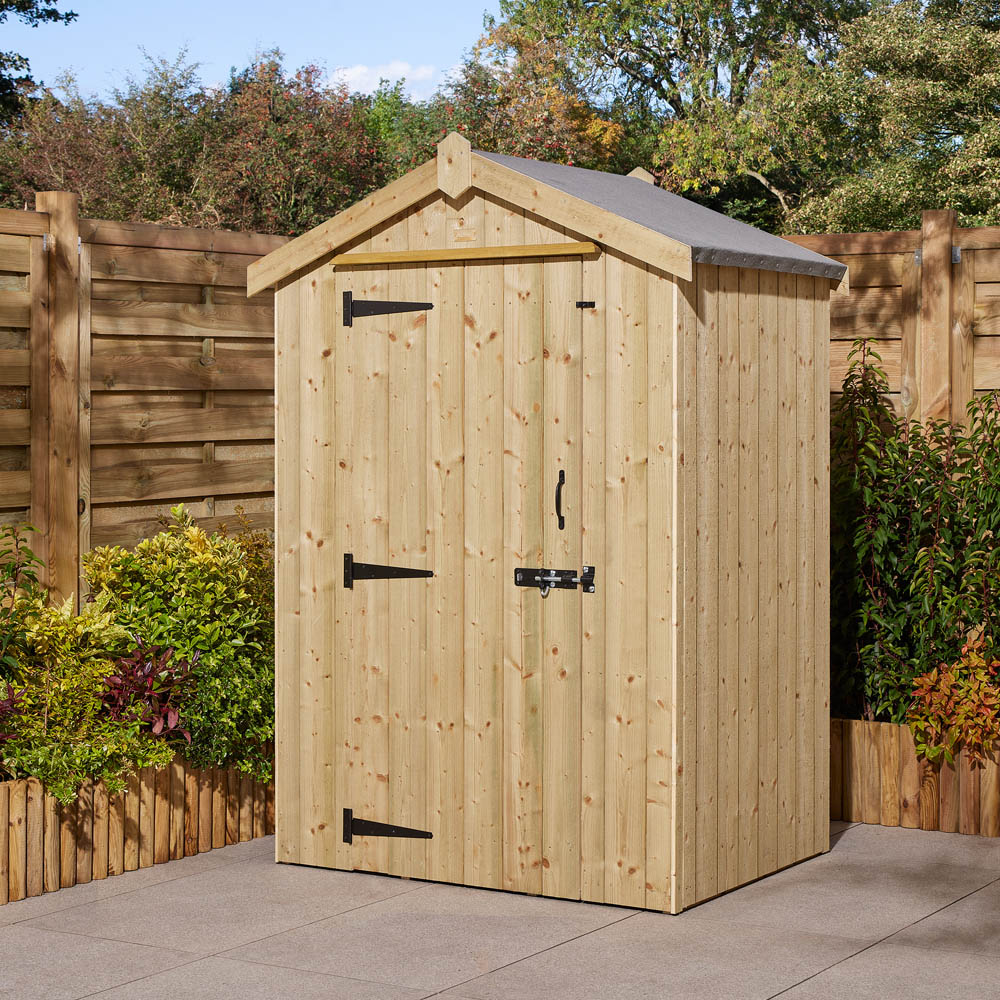 Rowlinson Premium Heritage 4 x 3ft Pressure Treated Shed Image 2