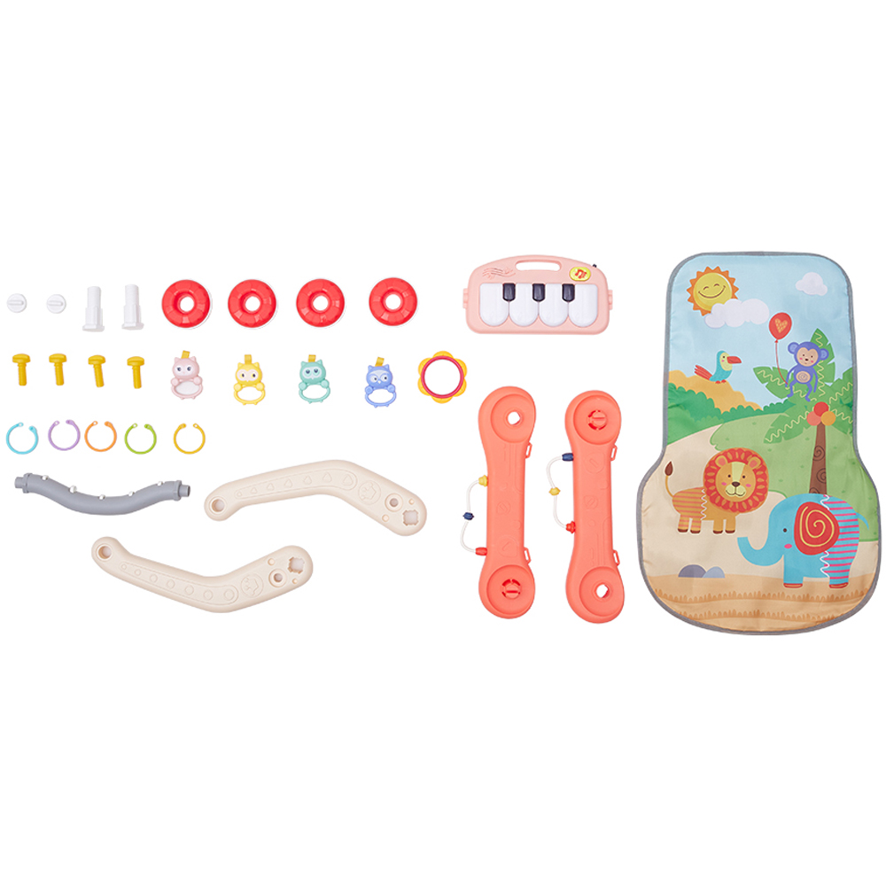 Living and Home 2 in 1 Baby Play Mat and Walker with Musical Keyboard Image 3