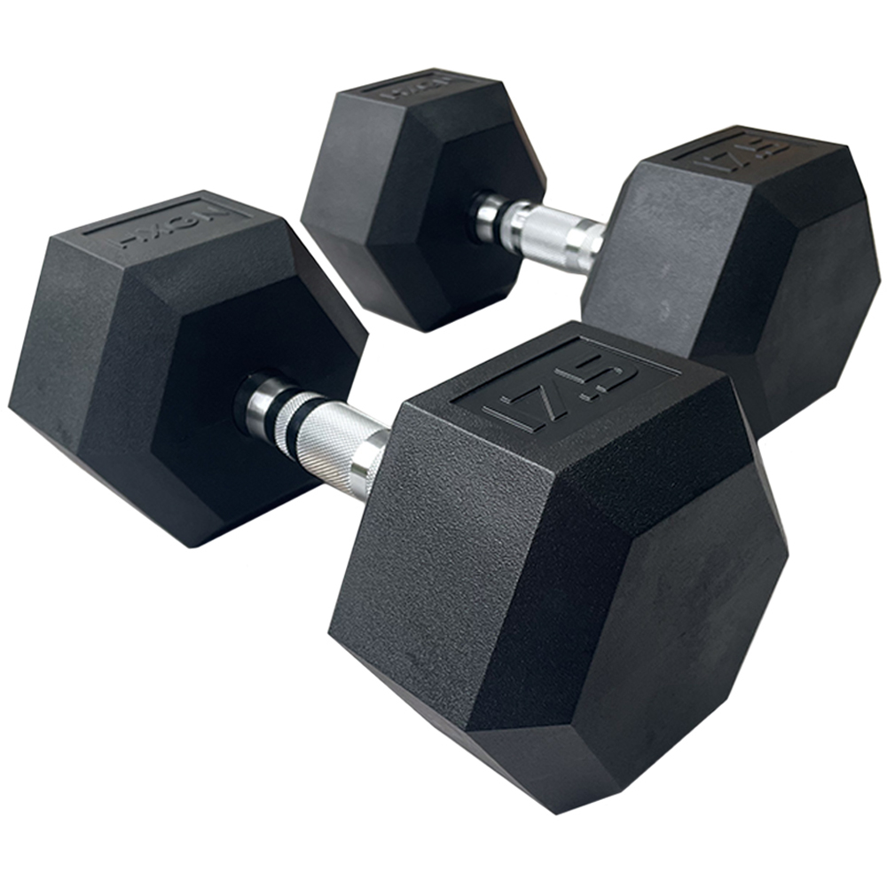 HXGN Pro Hexagonal Dumbbell 17.5kg 2 Pack Image 1