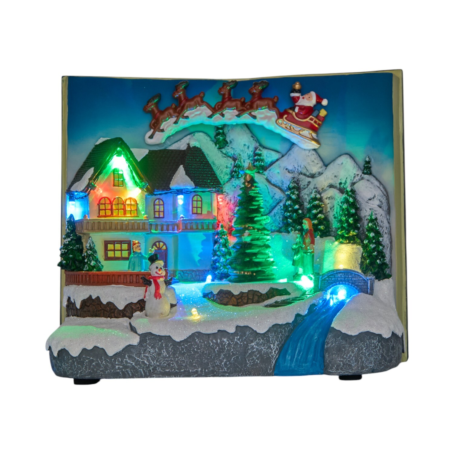 Festive Village Library Decoration Image 5