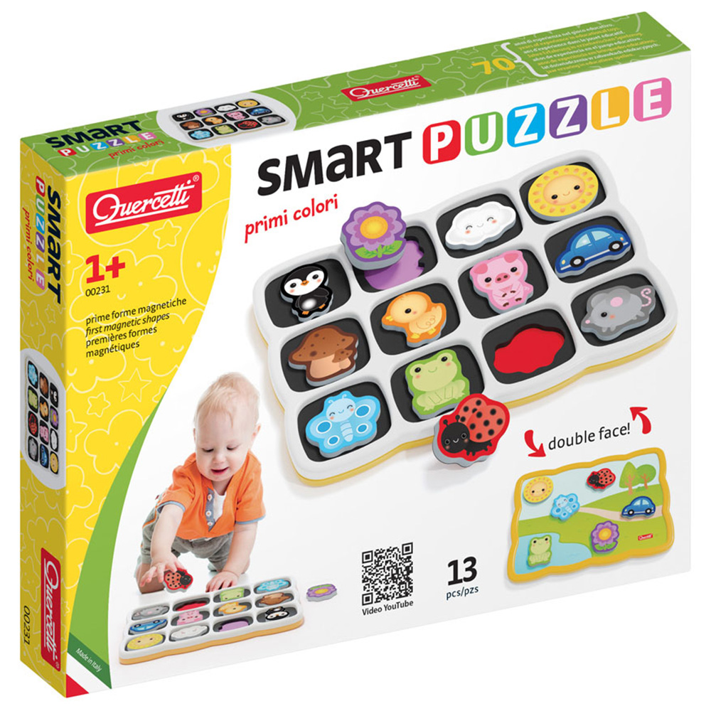 Quercetti First Words and Colours Smart Puzzle Image 1