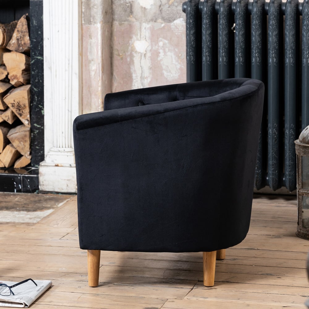 Artemis Home Clio Black Accent Chair Image 3