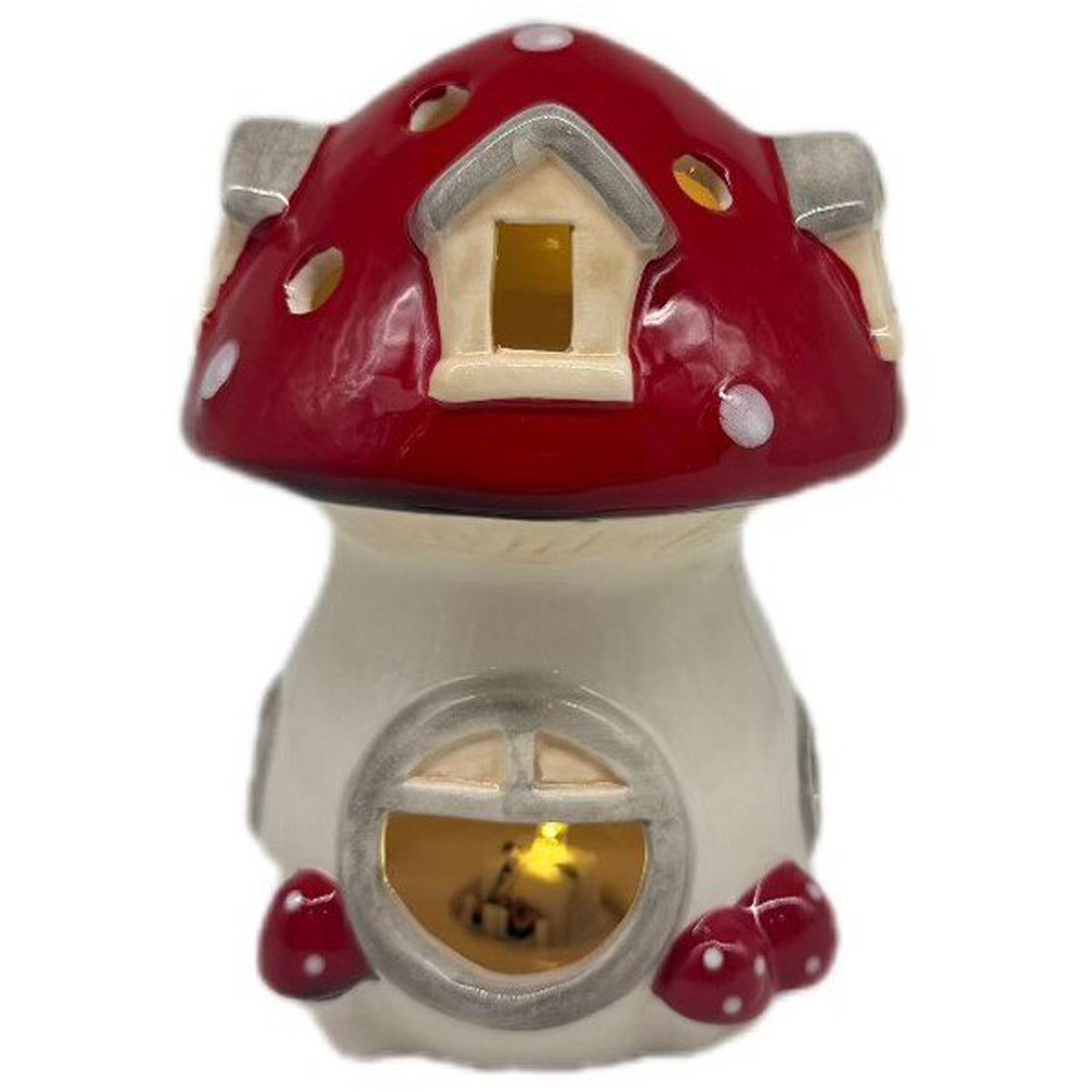 LED Mushroom Cottage - Red Image