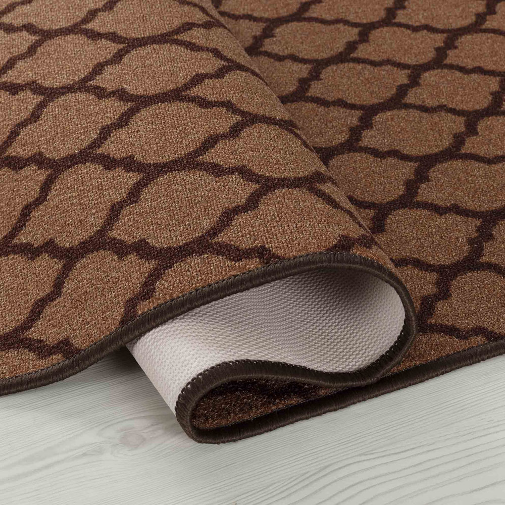 Desire Rugs Havana Beige Trellis Anti Slip Door Mat 300 x 80cm Image 3