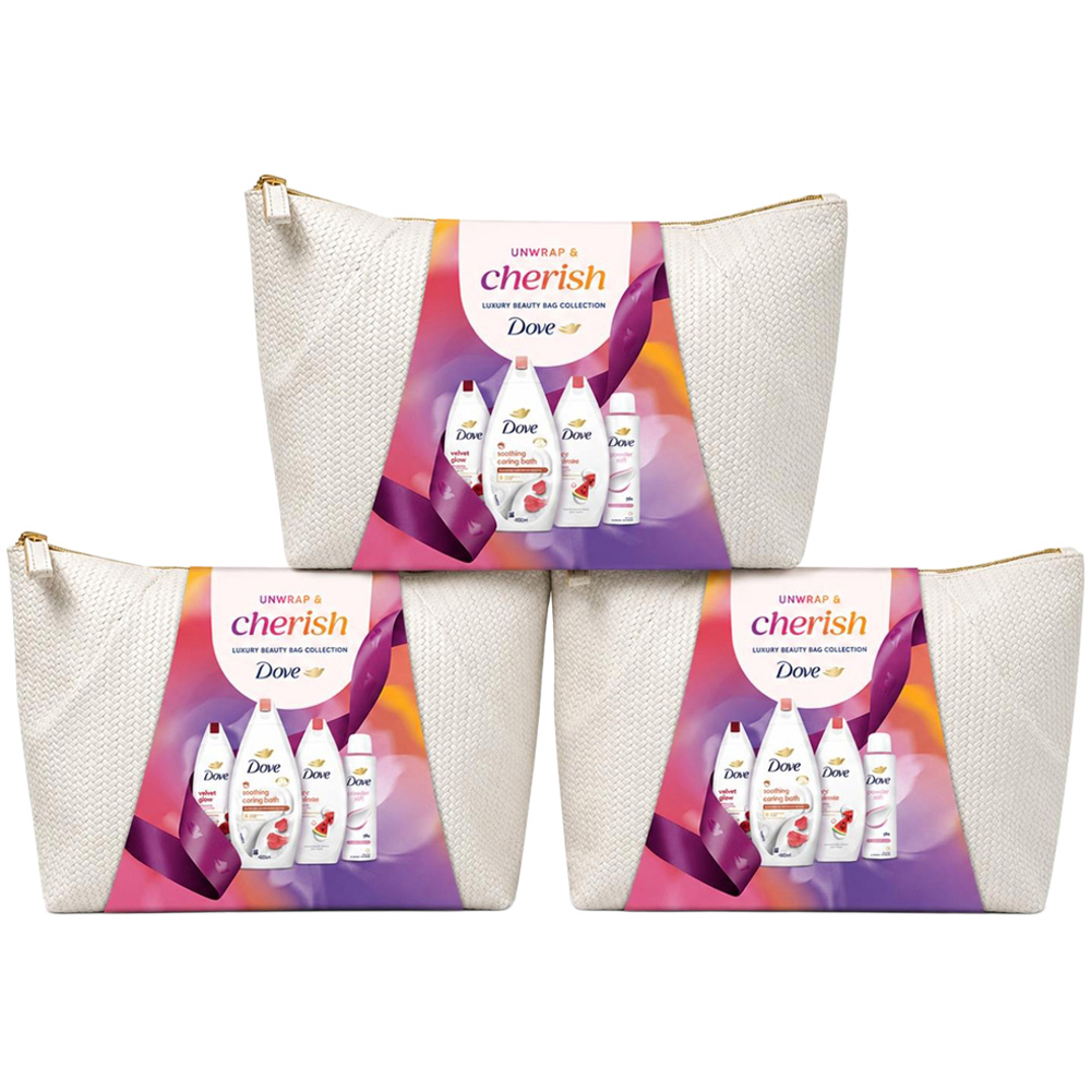 Dove Unwrap and Cherish Gift Set 4 Piece 3 Pack Image 1