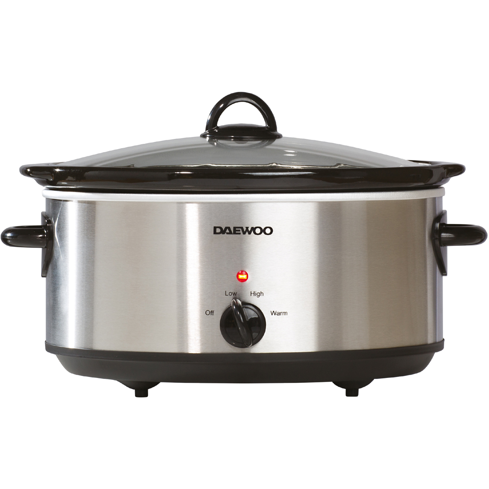 Daewoo Stainless Steel Slow Cooker 300W Image 1