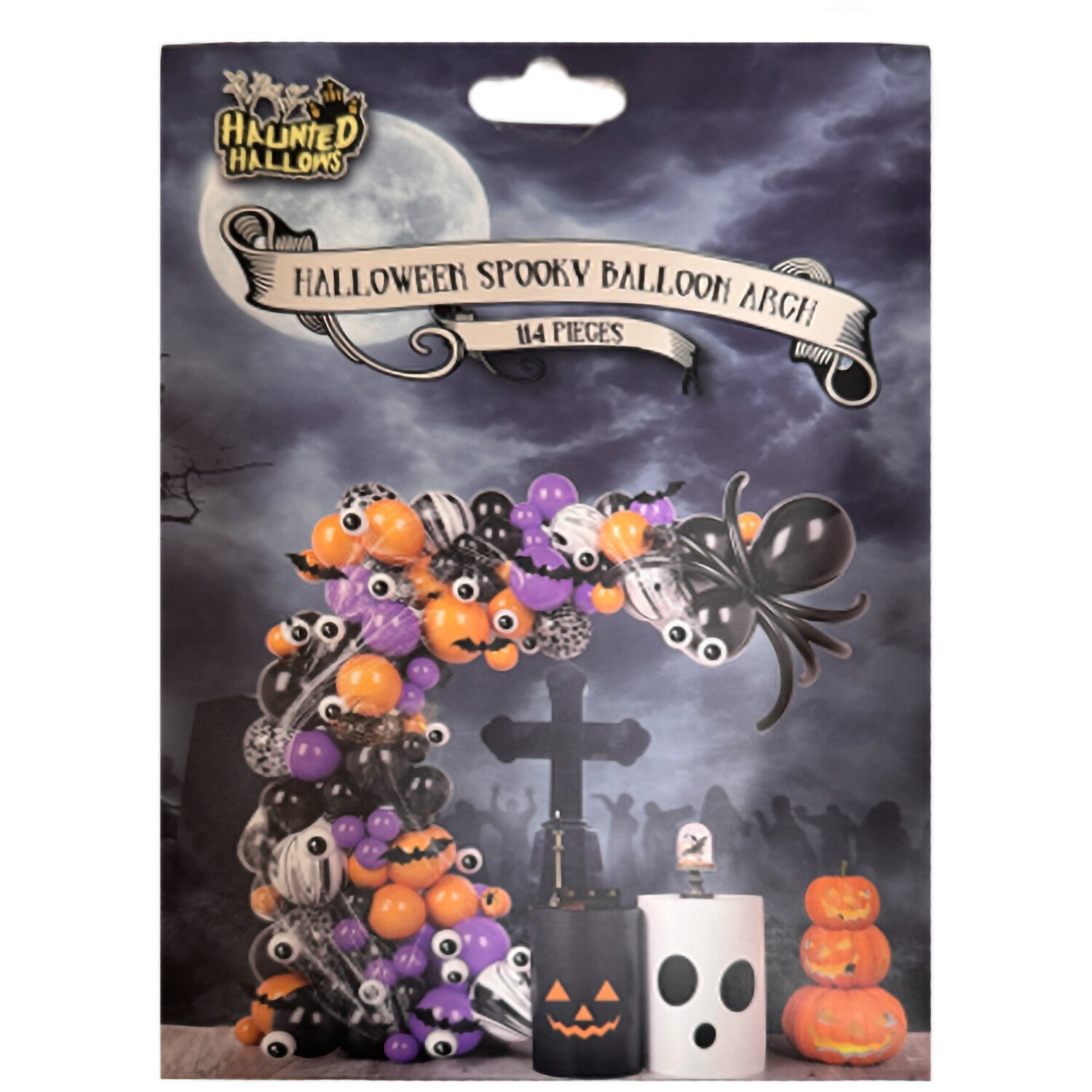 Halloween Spooky Balloon Arch Image