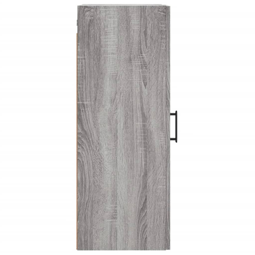 vidaXL Single Door Grey Sonoma Wall Mounted Cabinet Image 8