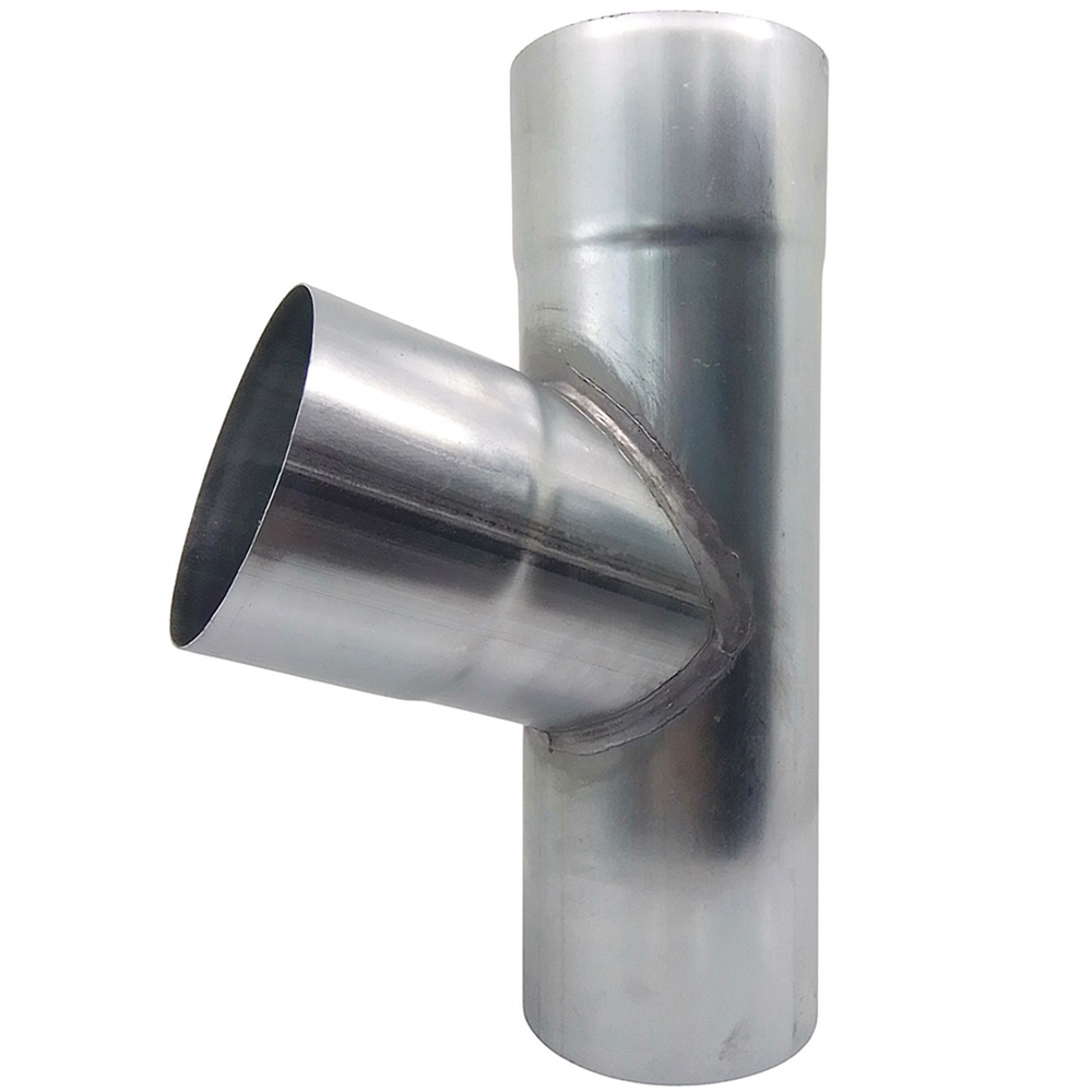 Metal Gutta Zinc Downpipe 72 Degree Branch Image 3