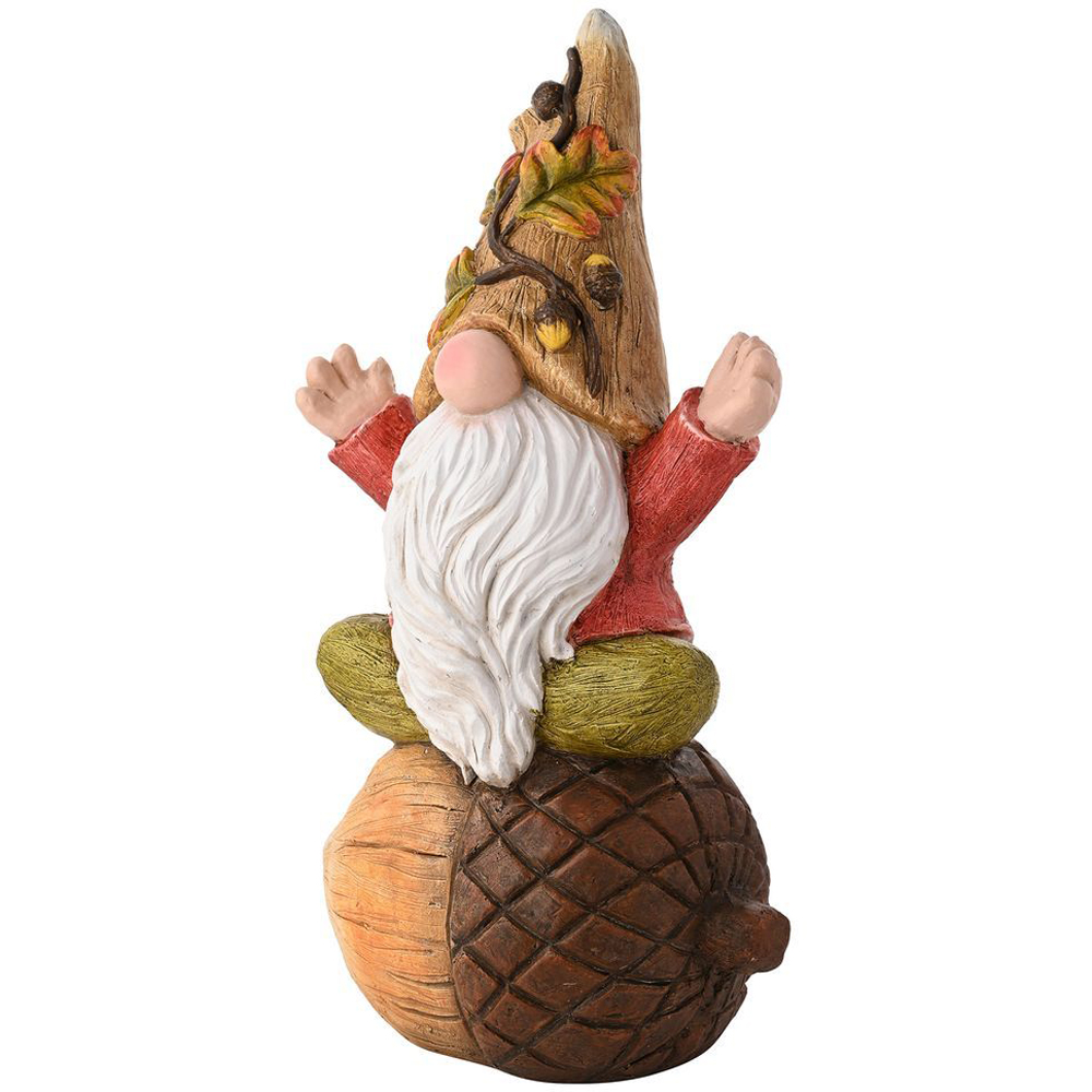 Country Living Outdoor Autumnal Gonk Sat On An Acorn Image 2