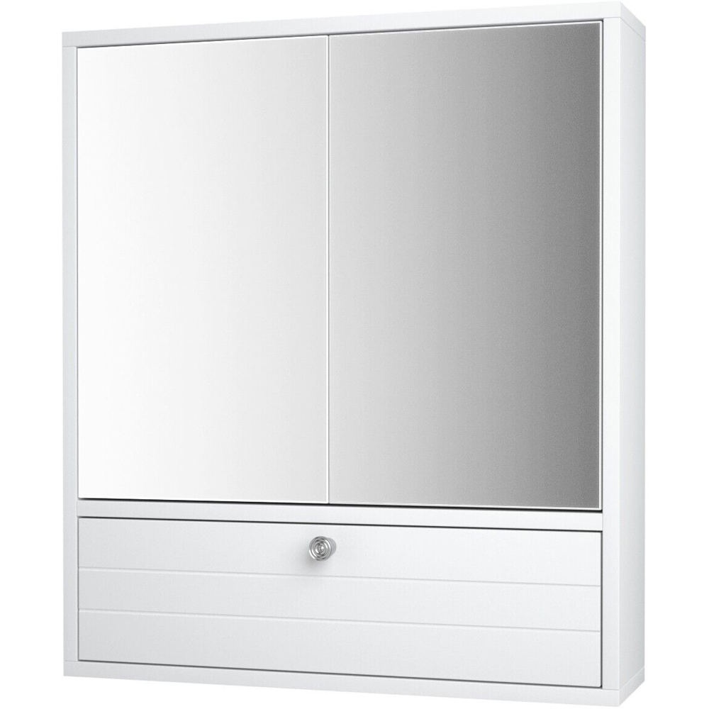 Costway 2 Door Single Drawer Wall Mounted Mirror Bathroom Wilko