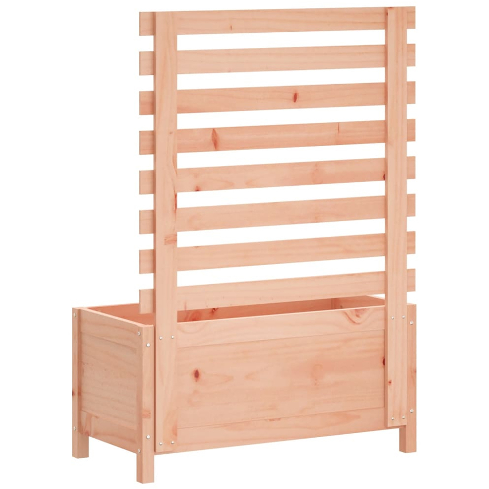 vidaXL Natural Solid Douglas Wood Garden Planter 79 x 39.5 x 114cm Image 3